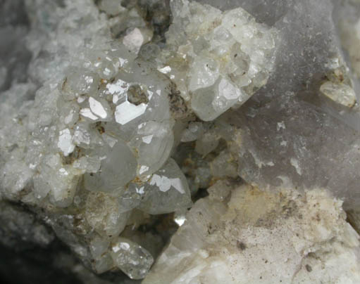 Fluorapatite on Quartz from Branchville Quarry, Redding, Fairfield County, Connecticut