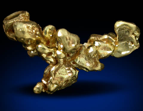 Gold from Michigan Bluff Mine, Michigan Bluff District, Placer County, California