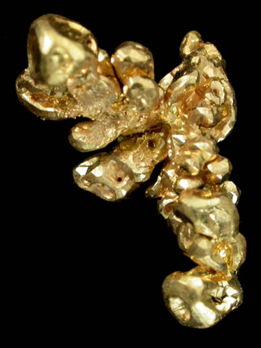 Gold from Michigan Bluff Mine, Michigan Bluff District, Placer County, California