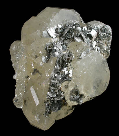 Fluorapatite with Muscovite from Tormiq area, northwest of Skardu, Haramosh Mountains, Baltistan, Gilgit-Baltistan, Pakistan