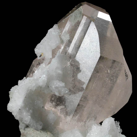 Topaz with Albite from Yuno, Shigar Valley, Baltistan, Gilgit-Baltistan, Pakistan