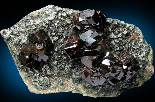 Andradite Garnet with Clinochlore from Mohmand Agency, Federally Administered Tribal Areas, Pakistan