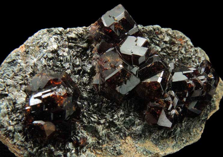 Andradite Garnet with Clinochlore from Mohmand Agency, Federally Administered Tribal Areas, Pakistan