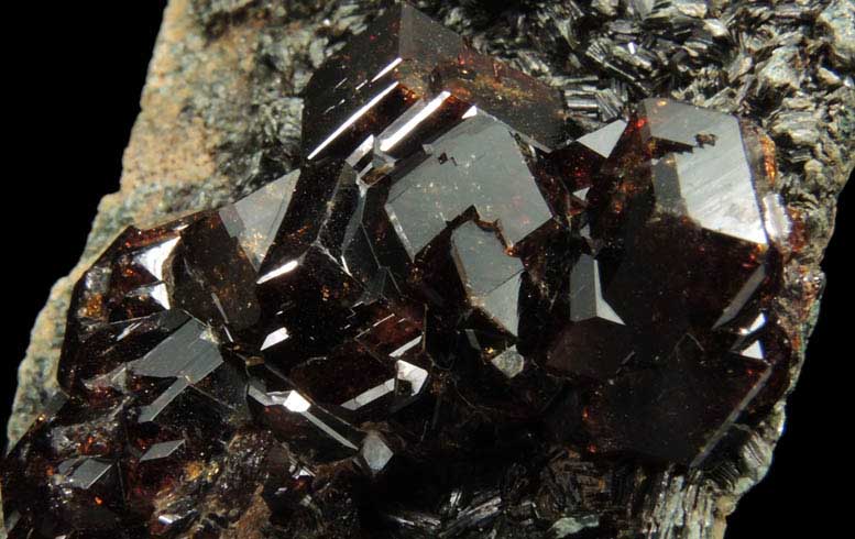 Andradite Garnet with Clinochlore from Mohmand Agency, Federally Administered Tribal Areas, Pakistan