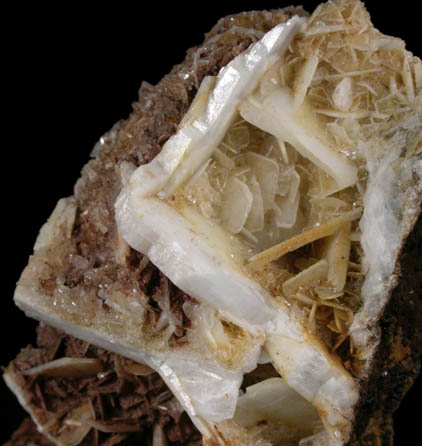 Barite with Quartz from Central Connecticut State University Campus, New Britain, Middlesex County, Connecticut