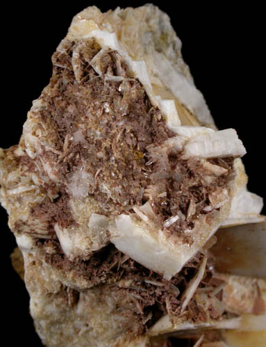 Barite with Quartz from Central Connecticut State University Campus, New Britain, Middlesex County, Connecticut