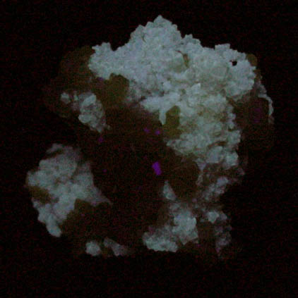 Sulfur on Calcite from Machow Mine, Tarnobrzeg, Poland