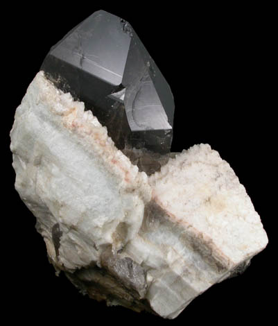 Quartz var. Smoky Quartz from Beehive #3 Prospect, Goldflint Mountain, Jefferson County, Montana