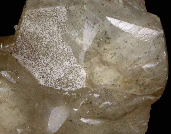 Calcite with filiform Marcasite inclusions from Anderson, Madison County, Indiana