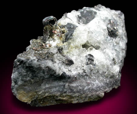 Silver (wire crystals) from Hongda Mine, Datong Prefecture, Shanxi Province, China