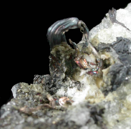 Silver (wire crystals) from Hongda Mine, Datong Prefecture, Shanxi Province, China