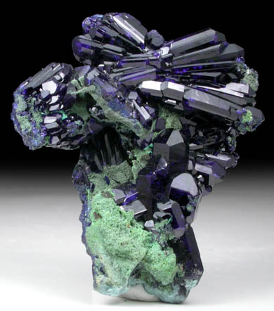 Azurite with Smithsonite from Tsumeb Mine, Otavi-Bergland District, Oshikoto, Namibia