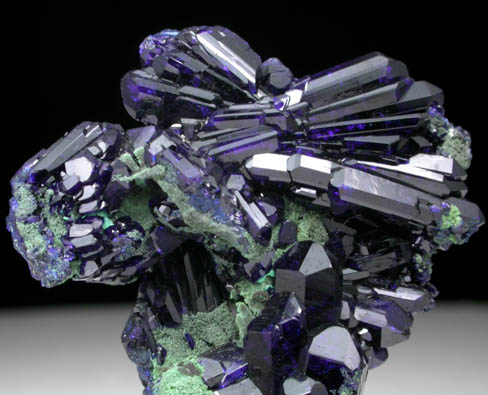 Azurite with Smithsonite from Tsumeb Mine, Otavi-Bergland District, Oshikoto, Namibia