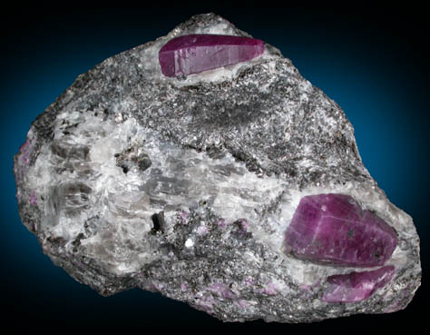 Corundum var. Ruby from Mysuru (formerly Mysore), Karnataka, India