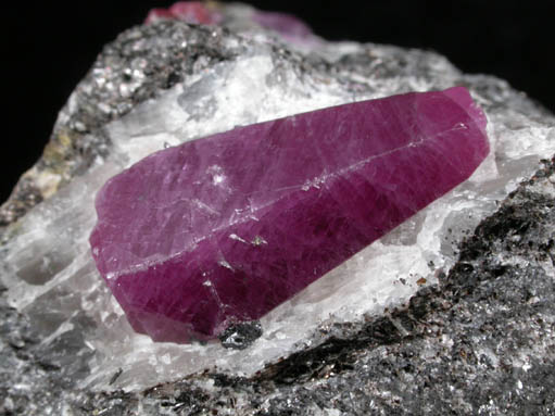 Corundum var. Ruby from Mysuru (formerly Mysore), Karnataka, India