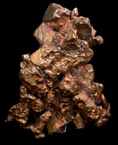 Copper (crystallized) from Cornelia Mine, Ajo, Pima County, Arizona