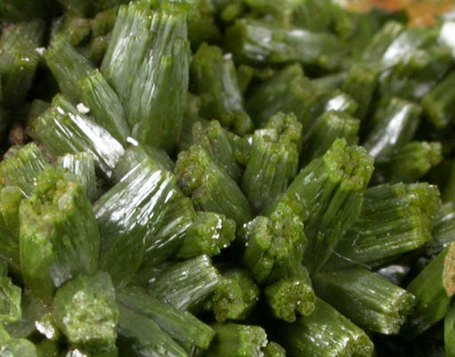 Pyromorphite from Wheatley Mine, Phoenixville, Chester County, Pennsylvania