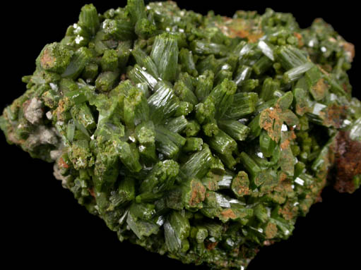 Pyromorphite from Wheatley Mine, Phoenixville, Chester County, Pennsylvania