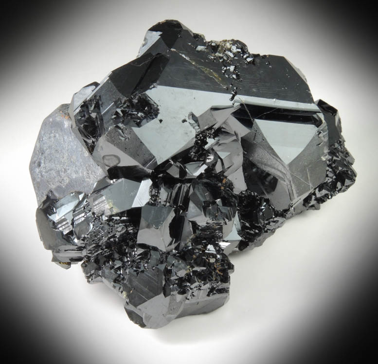 Sphalerite (Spinel-law twinned) with Galena from Deveti Septemvri Mine, Madan District, Rhodope Mountains, Bulgaria