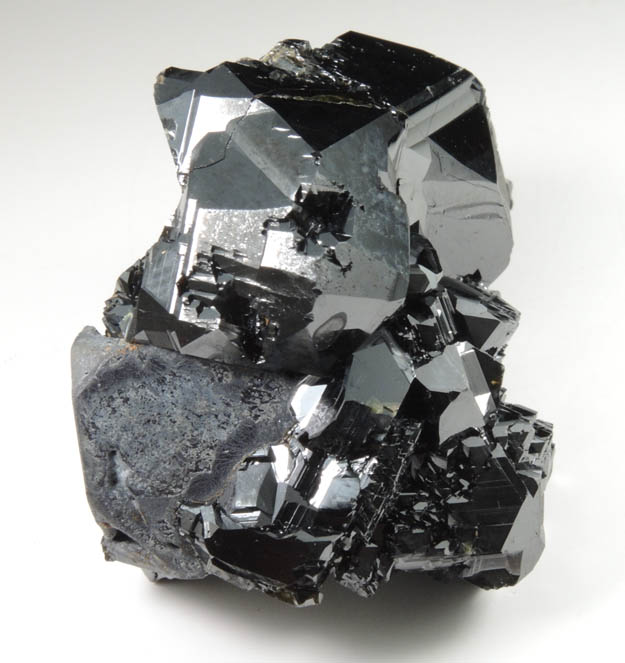 Sphalerite (Spinel-law twinned) with Galena from Deveti Septemvri Mine, Madan District, Rhodope Mountains, Bulgaria