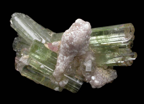 Elbaite Tourmaline with Lepidolite from Nuristan Province, Afghanistan