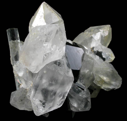 Quartz, Fluorapatite, Beryl, Schorl Tourmaline from Haramosh Mountains, near Skardu, Gilgit-Baltistan, Pakistan