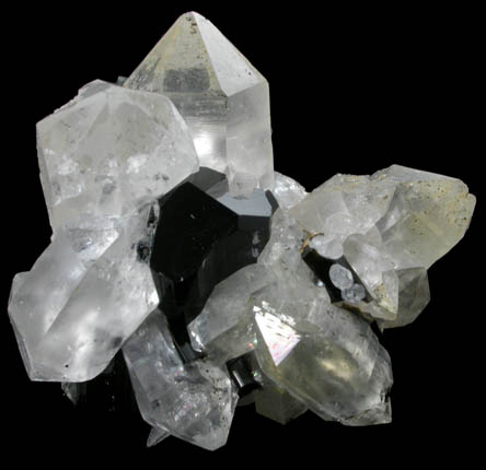 Quartz, Fluorapatite, Beryl, Schorl Tourmaline from Haramosh Mountains, near Skardu, Gilgit-Baltistan, Pakistan