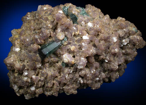 Elbaite Tourmaline in Lepidolite from Minas Gerais, Brazil