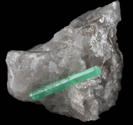 Beryl var. Emerald from Mount Dayakou tungsten mine, 6 km northeast of Mengdong village, Malipo County, Yunnan Province, China