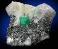 Beryl var. Emerald from Mount Dayakou tungsten mine, 6 km northeast of Mengdong village, Malipo County, Yunnan Province, China