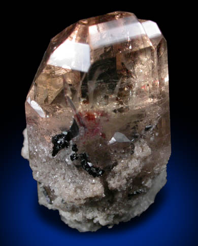 Topaz with Bixbyite and Hematite from Thomas Range, Juab County, Utah