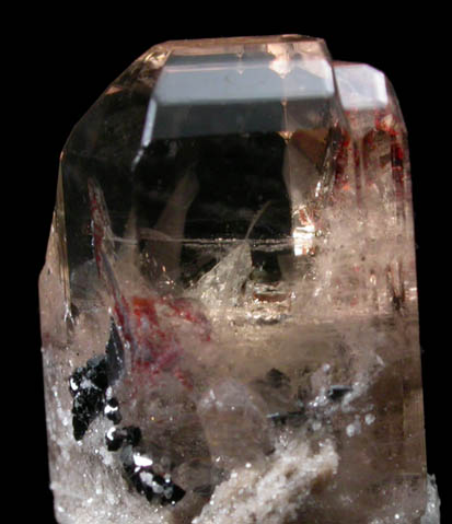 Topaz with Bixbyite and Hematite from Thomas Range, Juab County, Utah