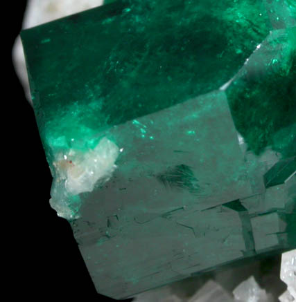 Dioptase and Calcite from Tsumeb Mine, Otavi-Bergland District, Oshikoto, Namibia