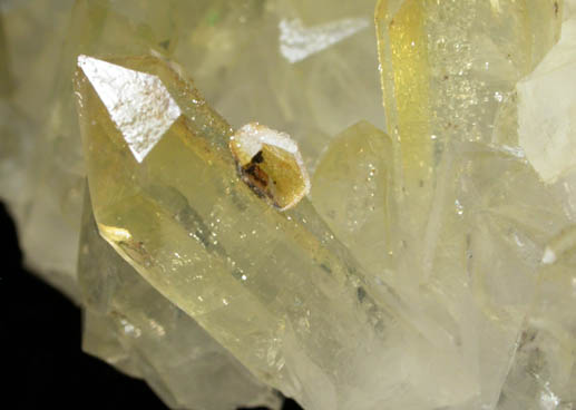 Quartz with Quartz pseudomorphs after Pyrite from Montgomery County, Arkansas