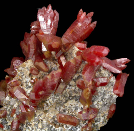 Vanadinite from Western Union Mine, Mohave County, Arizona