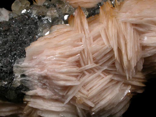 Barite with Cerussite from Mibladen, Haute Moulouya Basin, Zeida-Aouli-Mibladen belt, Midelt Province, Morocco