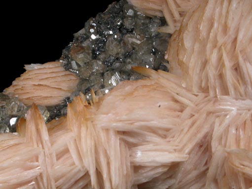 Barite with Cerussite from Mibladen, Haute Moulouya Basin, Zeida-Aouli-Mibladen belt, Midelt Province, Morocco