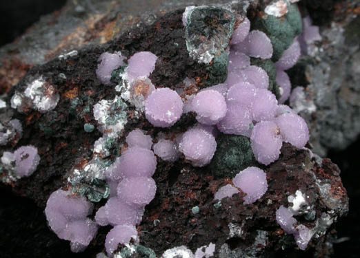 Strengite and Rockbridgeite on Beraunite from Leveniemi Mine, Svappavaara, Kiruna district, Sweden