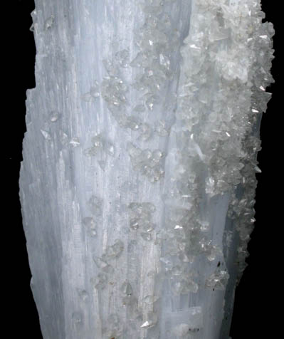 Anhydrite with Calcite from Naica District, Saucillo, Chihuahua, Mexico