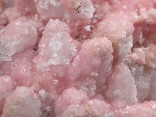 Rhodochrosite over Quartz from Morococha District, Yauli Province, Peru