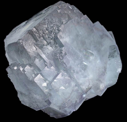 Fluorite with internal phantom from Yaogangxian Mine, Nanling Mountains, Hunan Province, China