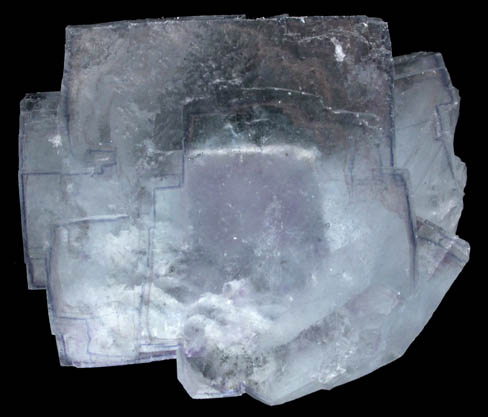 Fluorite with internal phantom from Yaogangxian Mine, Nanling Mountains, Hunan Province, China