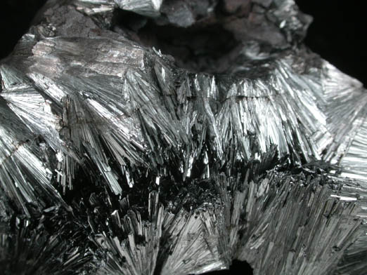 Pyrolusite from (Taylor Mine), Alberta, Baraga County, Michigan