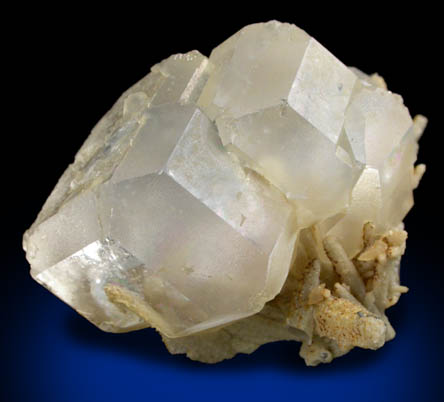 Fluorite with Quartz from Nikolaevskiy Mine, Dalnegorsk, Primorskiy Kray, Russia