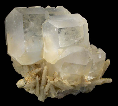 Fluorite with Quartz from Nikolaevskiy Mine, Dalnegorsk, Primorskiy Kray, Russia