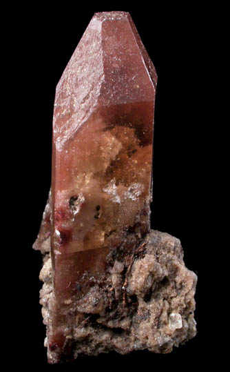 Topaz with Hematite and Rutile inclusions from Tepetates, San Luis Potosi, Mexico