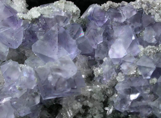 Fluorite and Quartz from Mina San Martin, Sombrerete, Zacatecas, Mexico