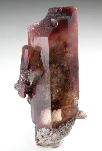 Topaz with Hematite and Rutile inclusions from Tepetates, San Luis Potosi, Mexico