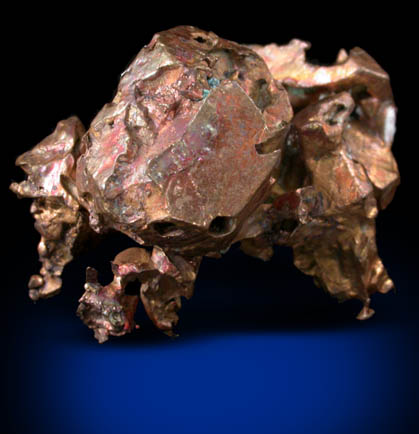 Copper (crystallized) from Cornelia Mine, Ajo, Pima County, Arizona