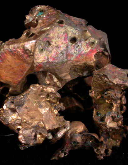 Copper (crystallized) from Cornelia Mine, Ajo, Pima County, Arizona